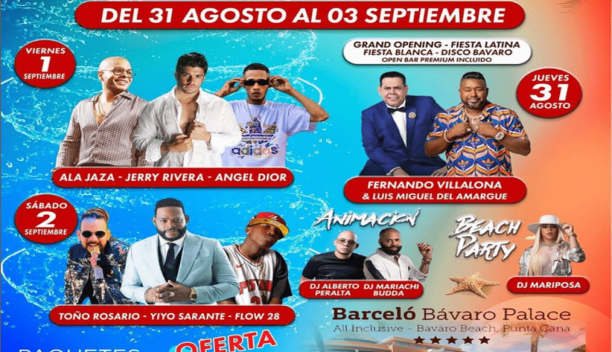 Latin Music Tours 2023 Punta Cana